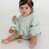 Remi Romper | Mineral Green