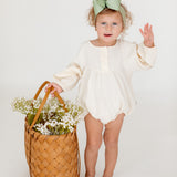 Remi Romper | Vanilla Ice
