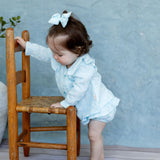 Linden Blouse & Bloomer Set | Tiny Blooms Ice