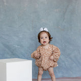Remi Romper | Tiny Blooms Sand
