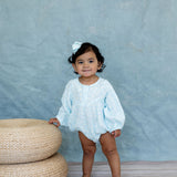 Remi Romper | Tiny Blooms Ice