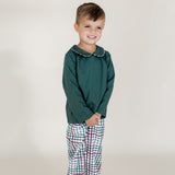 Vintage Plaid Top + Pant Set