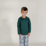 Vintage Plaid Top + Pant Set
