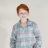 Vintage Plaid Button Up
