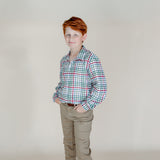 Vintage Plaid Button Up