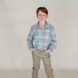 Vintage Plaid Button Up