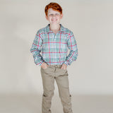Vintage Plaid Button Up