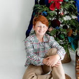 Vintage Plaid Button Up