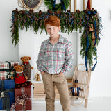Vintage Plaid Button Up