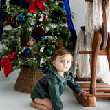 Vintage Green + Plaid Bubble