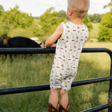 Hudson Romper | Farmyard Buddies
