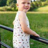 Hudson Romper | Farmyard Buddies