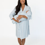 Women's Robe | Oxford Gingham