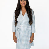 Women's Robe | Oxford Gingham