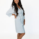 Women's Robe | Oxford Gingham