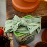 Headband Bow |  Mistletoe Green