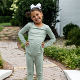 Two Piece Pajamas | Country Stripes