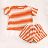 Hayden Striped Set | Creamsicle  | PREORDER