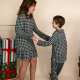 Evie Nightgown | Evergreen Plaid