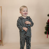 Alex Button Up Pajama Set | Evergreen Plaid