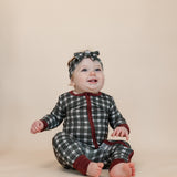 Baby Zip Sleeper | Evergreen Plaid