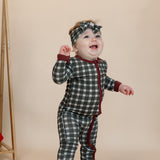 Baby Zip Sleeper | Evergreen Plaid