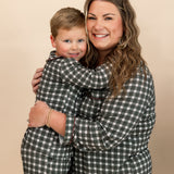 Women's Two Piece Pajama Set | Evergreen Plaid