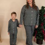 Women's Two Piece Pajama Set | Evergreen Plaid