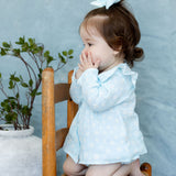 Linden Blouse | Tiny Blooms Ice
