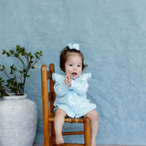 Linden Blouse | Tiny Blooms Ice