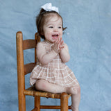 Annistyn Romper | Sandy Horizon Plaid