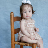 Annistyn Romper | Sandy Horizon Plaid