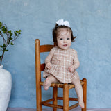 Annistyn Romper | Sandy Horizon Plaid