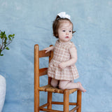 Annistyn Romper | Sandy Horizon Plaid