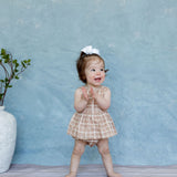 Annistyn Romper | Sandy Horizon Plaid