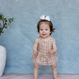 Annistyn Romper | Sandy Horizon Plaid