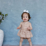 Annistyn Romper | Sandy Horizon Plaid