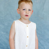 Ancel Romper | Cream
