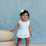 Annistyn Romper | Tiny Blooms Ice