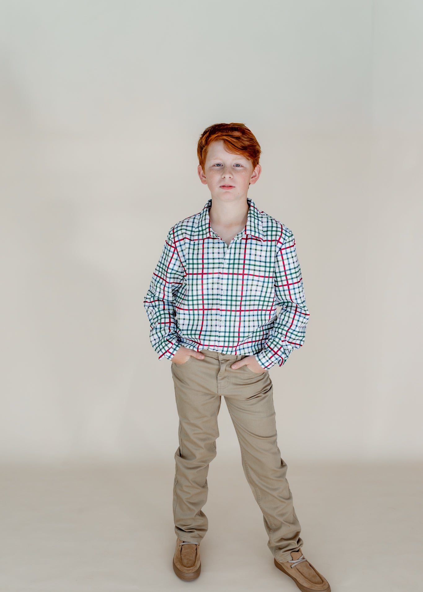 Vintage Plaid Button Up
