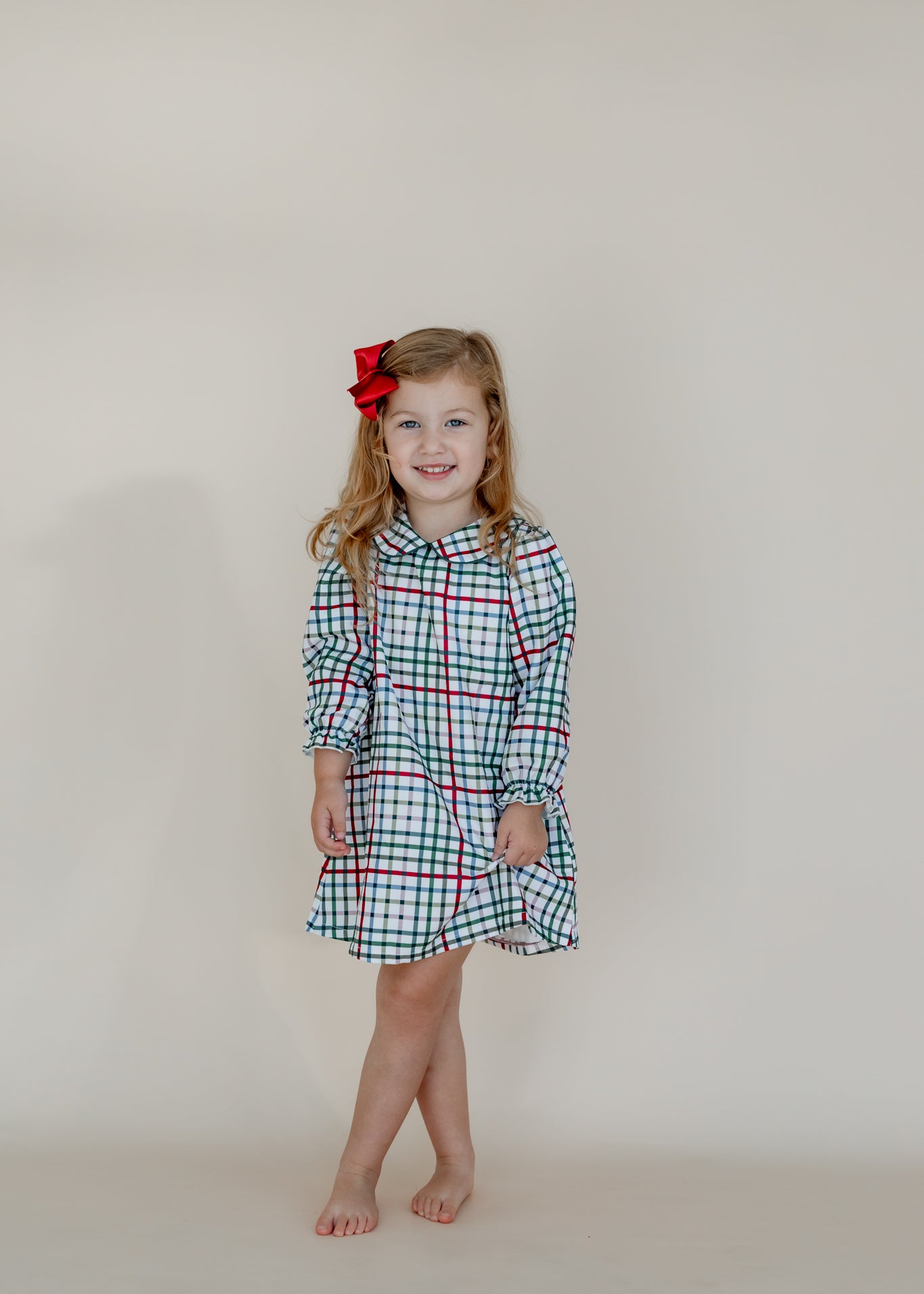 Vintage Plaid Dress