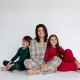 Women's Vintage Plaid Set