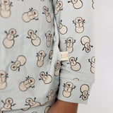 Two Piece Pajamas | Tiny Snowmen