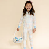 Two Piece Pajamas | Pastel Plaid