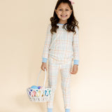 Two Piece Pajamas | Pastel Plaid