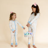 Two Piece Pajamas | Pastel Plaid