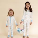 Two Piece Pajamas | Pastel Plaid