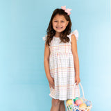 Caroline Dress | Pastel Plaid