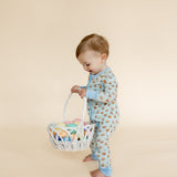 Baby Zip Sleeper | Easter Paws