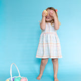 Caroline Dress | Pastel Plaid